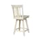 International Concepts San Remo Counter Height Stool, Swivel, 24" Seat Height, Unfinished S-102SW - alternate 5